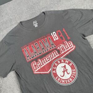 Alabama Bama Mens Tshirt Size XL Fanatics Black 1831 Football NCAA
